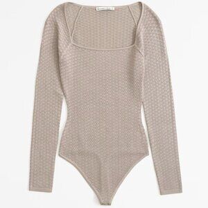 Abercrombie & Fitch - Pointelle Squareneck Bodysuit